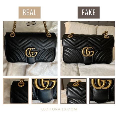 gucci marmont medium fake vs real|gucci marmont handbags authentication.